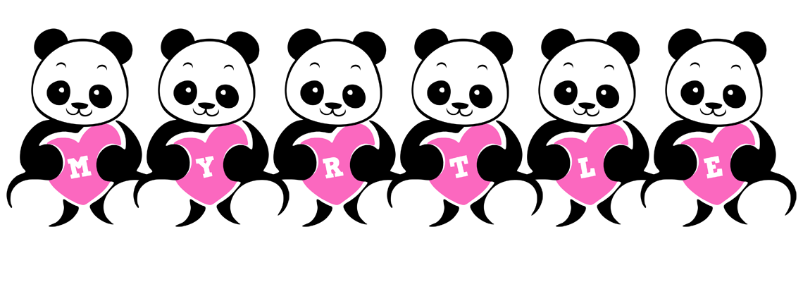 Myrtle love-panda logo
