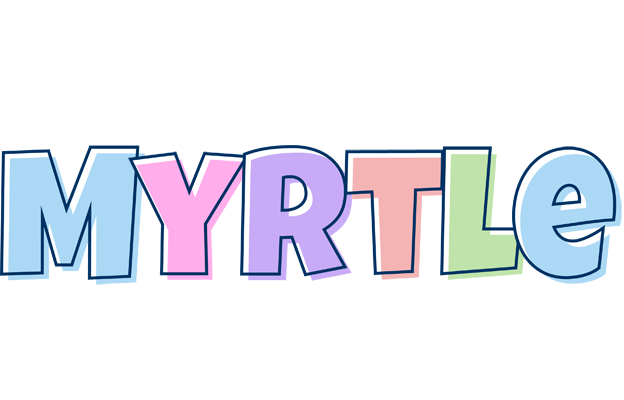Myrtle pastel logo