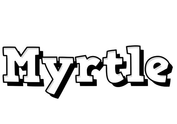 Myrtle snowing logo
