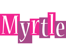 Myrtle whine logo