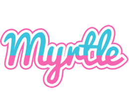 Myrtle woman logo