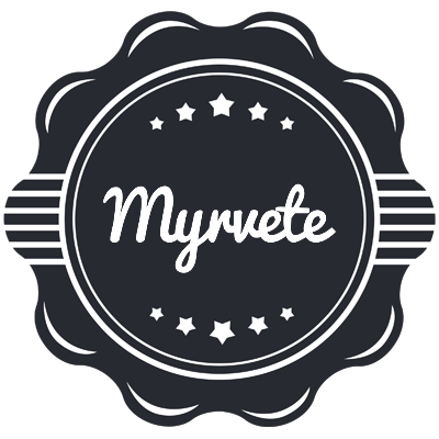 Myrvete badge logo