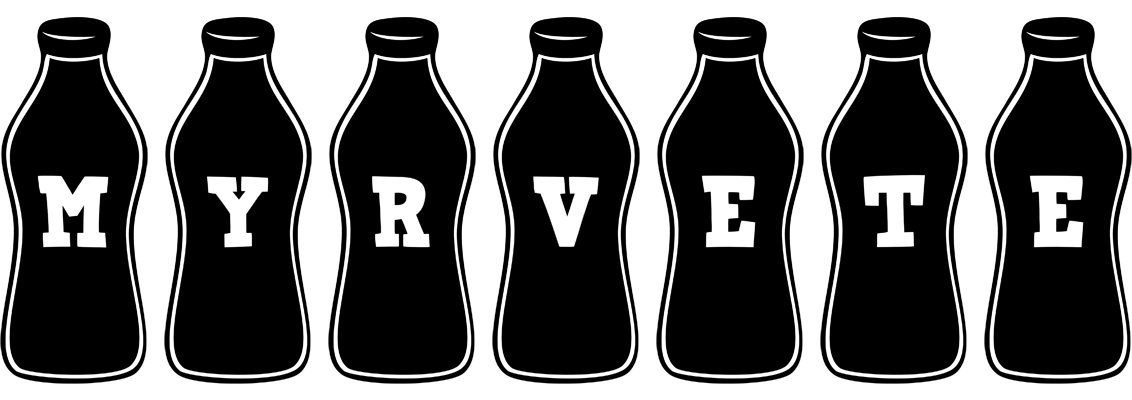 Myrvete bottle logo