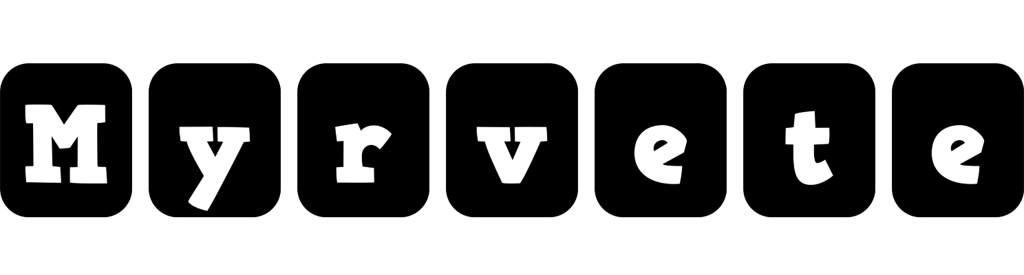 Myrvete box logo