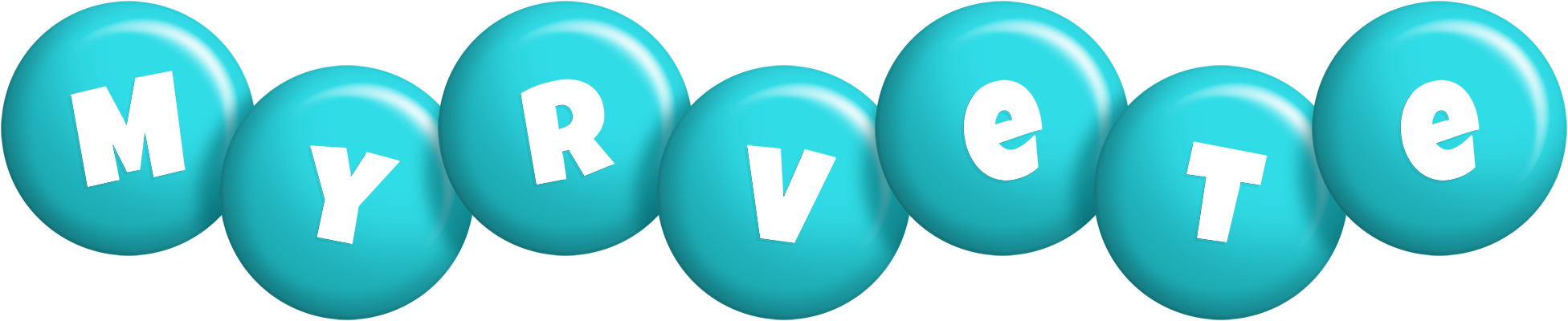 Myrvete candy-azur logo