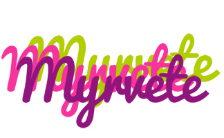 Myrvete flowers logo