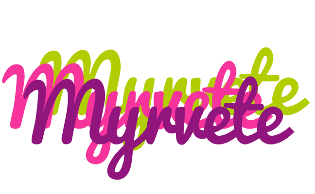 Myrvete flowers logo