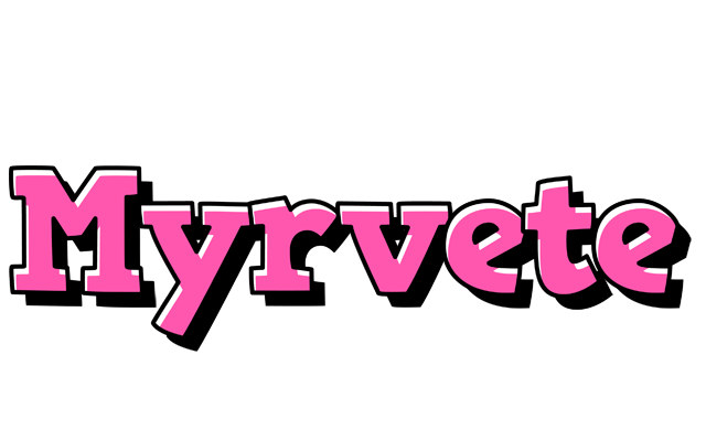 Myrvete girlish logo