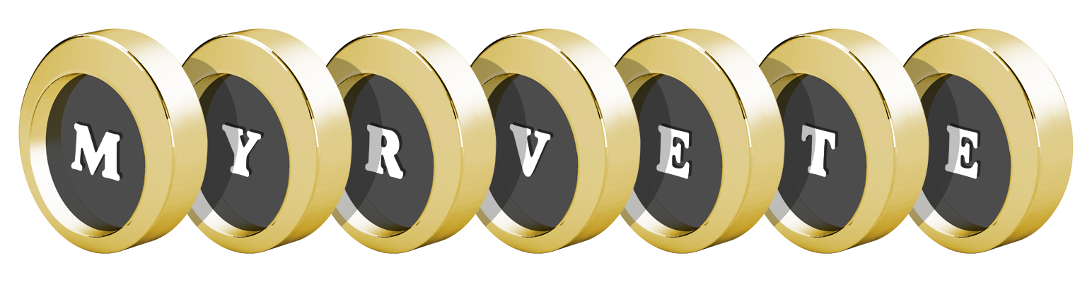 Myrvete gold logo