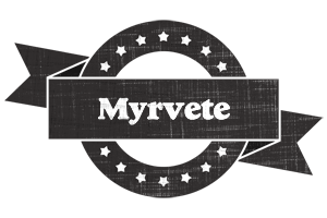 Myrvete grunge logo