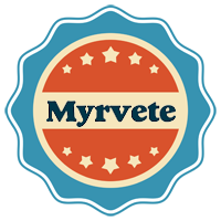 Myrvete labels logo