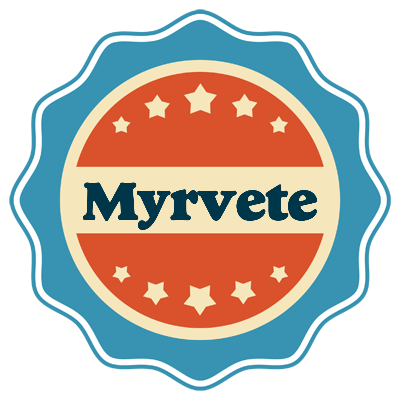 Myrvete labels logo