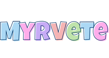 Myrvete pastel logo