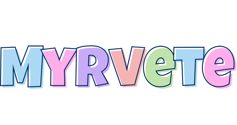 Myrvete pastel logo