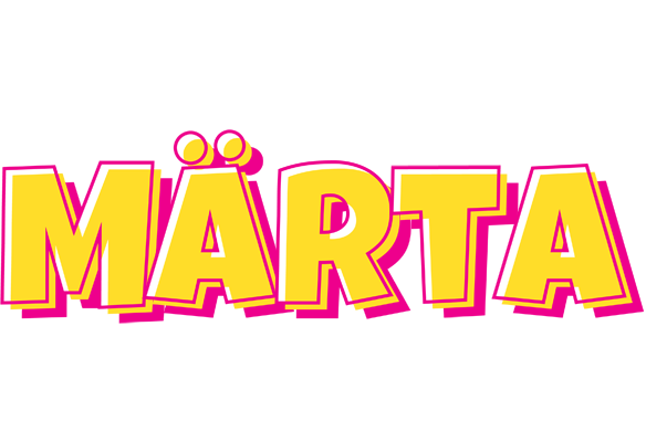 Märta kaboom logo