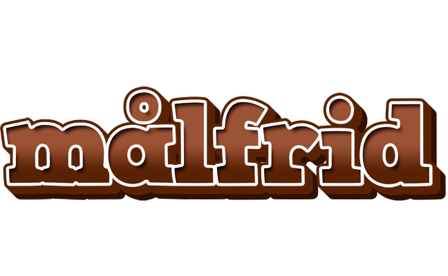 Målfrid brownie logo