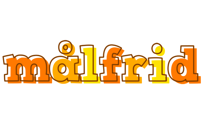 Målfrid desert logo