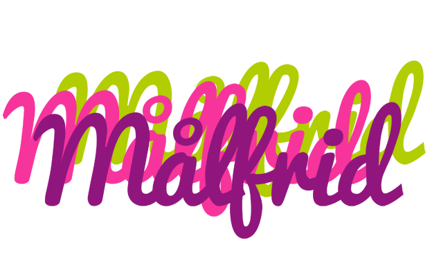 Målfrid flowers logo