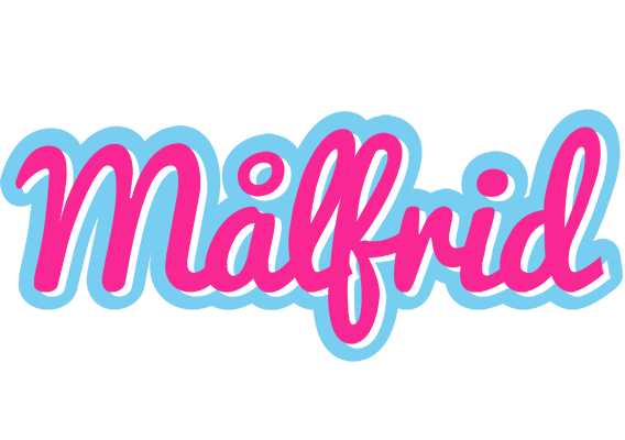 Målfrid popstar logo