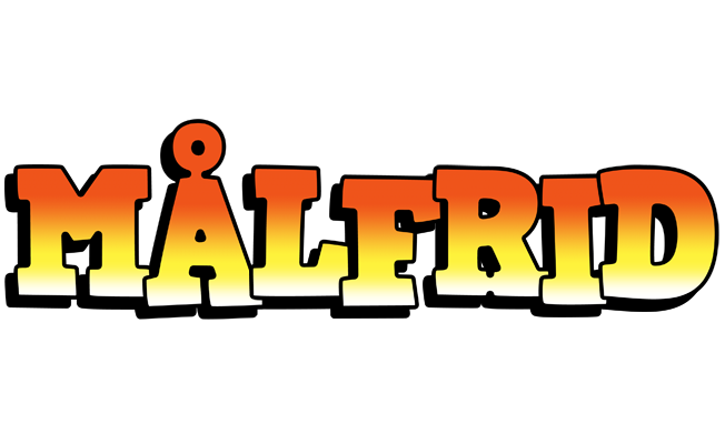 Målfrid sunset logo