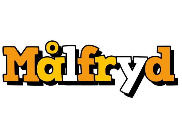 Målfryd cartoon logo