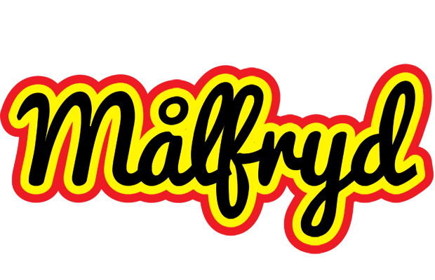 Målfryd flaming logo
