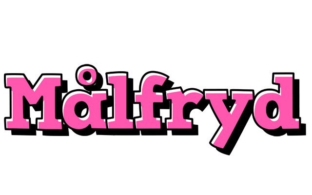 Målfryd girlish logo