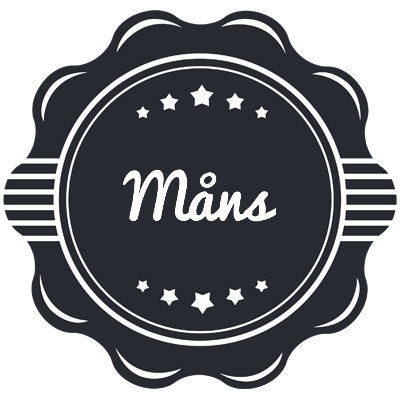 Måns badge logo