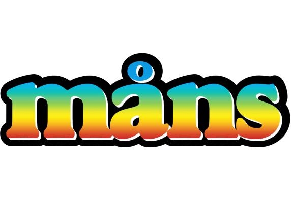 Måns color logo