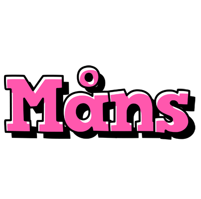 Måns girlish logo