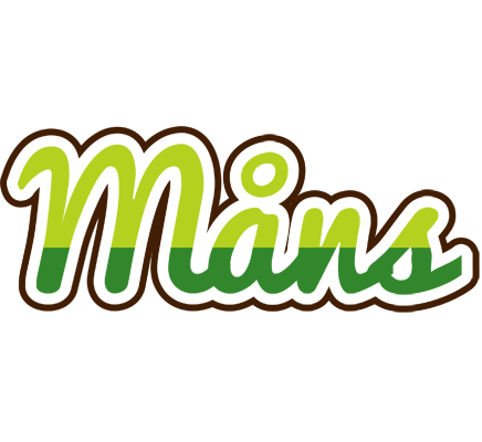 Måns golfing logo