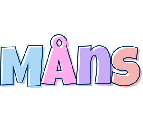Måns pastel logo