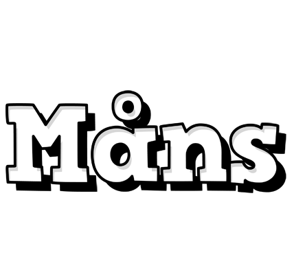 Måns snowing logo
