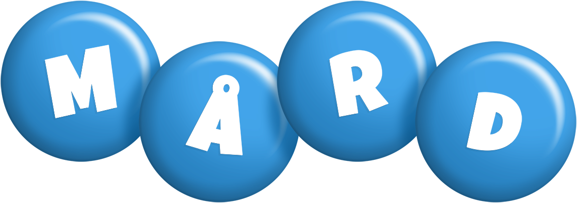 Mård candy-blue logo