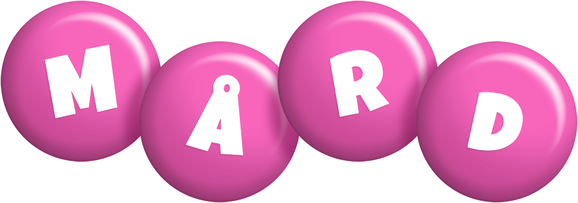 Mård candy-pink logo