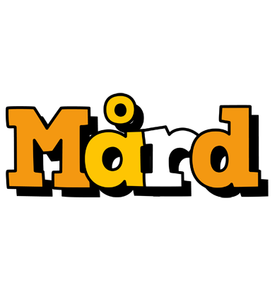 Mård cartoon logo