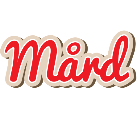 Mård chocolate logo