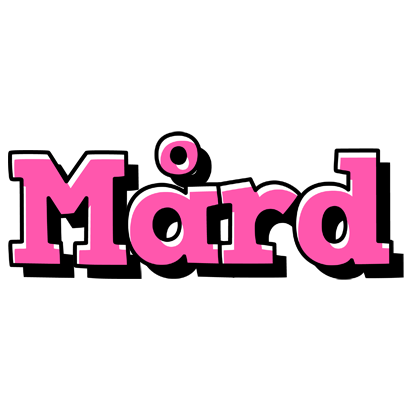 Mård girlish logo