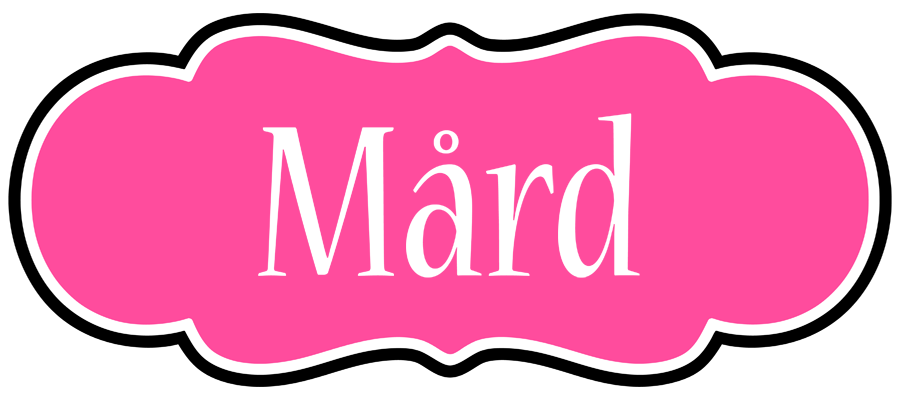 Mård invitation logo
