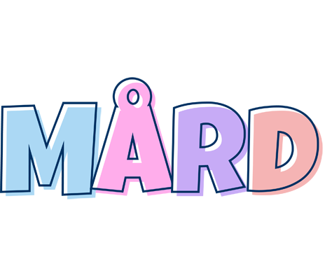 Mård pastel logo
