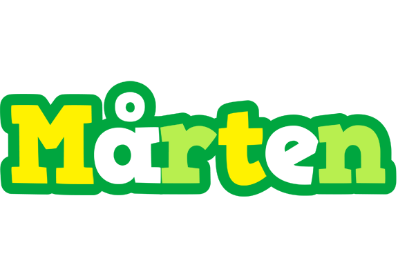 Mårten soccer logo
