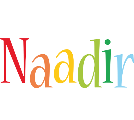 Naadir birthday logo