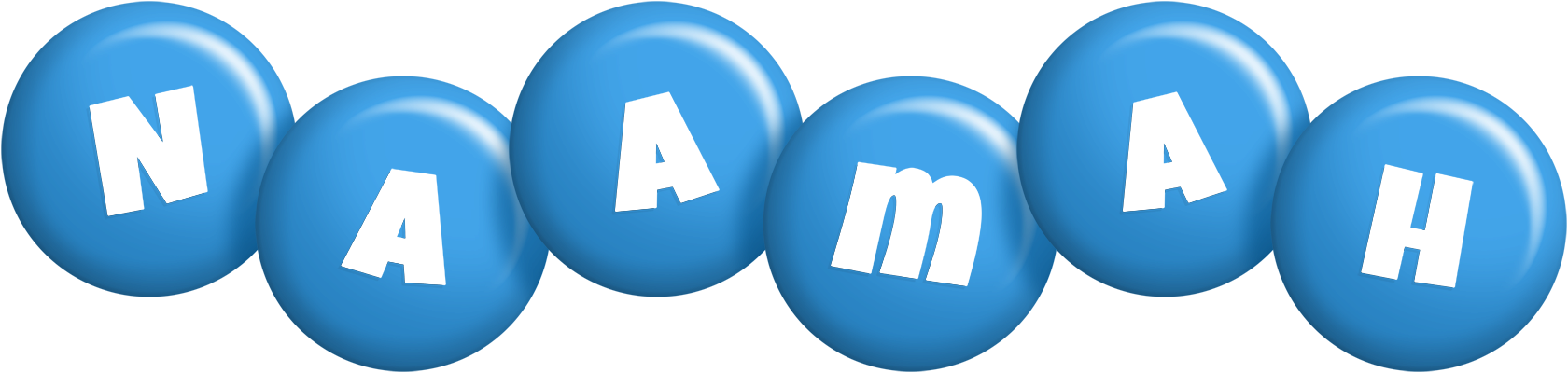 Naamah candy-blue logo