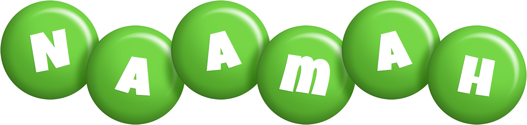 Naamah candy-green logo