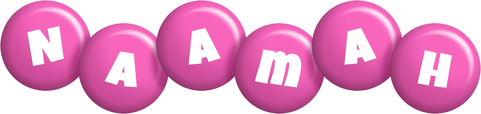 Naamah candy-pink logo