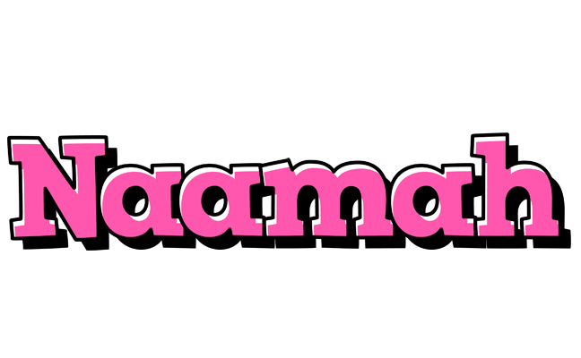 Naamah girlish logo