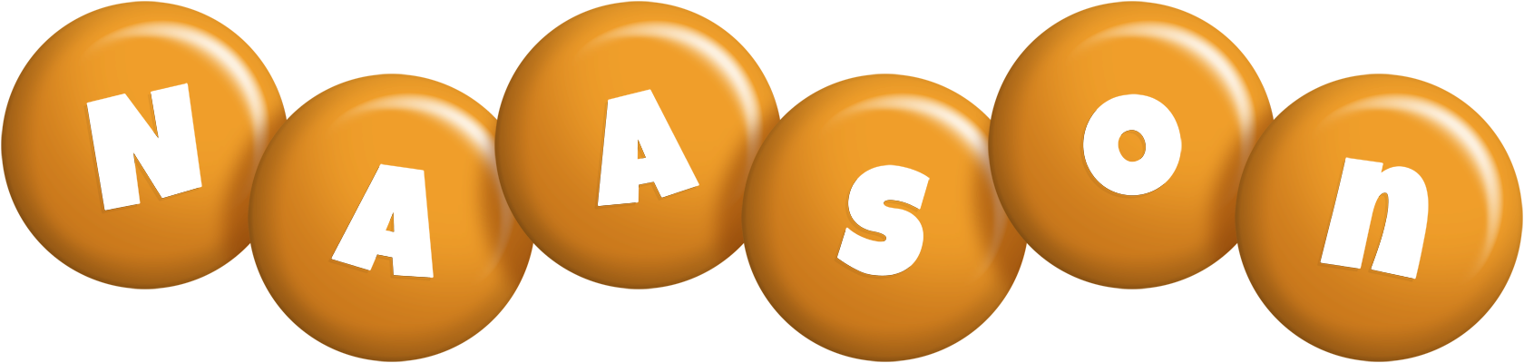 Naason candy-orange logo