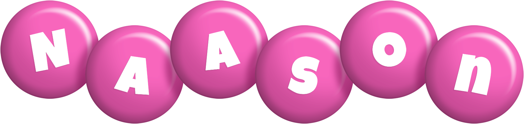 Naason candy-pink logo