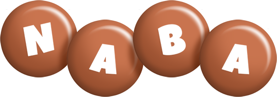 Naba candy-brown logo