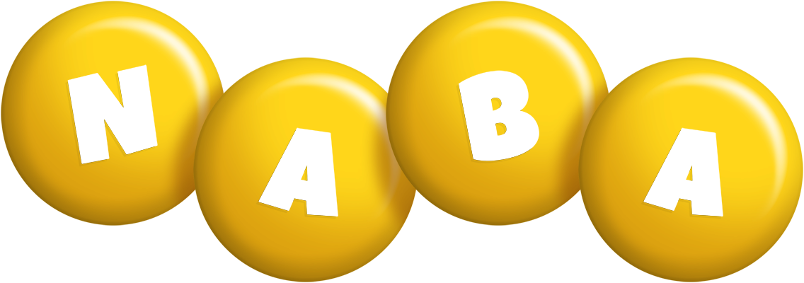 Naba candy-yellow logo